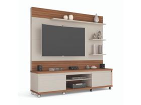 Home Estante de TV até 70" para Sala com Rodízio Cedro Giga Móveis