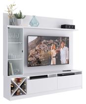 Home Estante para Sala de Estar Tv até 50" Branco Quiditá