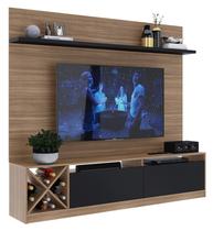 Home Estante para Sala de Estar Tv até 50" Montana Preto Quiditá Home Estante para Sala de Estar Tv até 50" Montana Preto Quiditá