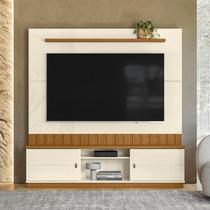 Home Florianópolis 1,75m TVs 70'' Painel Nichos e Gavetas -Off White / Amendoa Home Florianópolis 1,75m TVs 70'' Painel Nichos e Gavetas -Off White / Amendoa