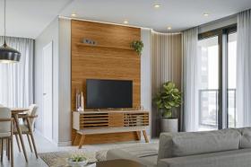 Home Frizz Premium para TV de até 65 polegadas - Fendi/Naturale - Madetec