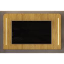 Home p/ TV até 75 Pol Atlas 100% MDF c/ Led 218x135cm Cedro - DJ Móveis Home p/ TV até 75 Pol Atlas 100% MDF c/ Led 218x135cm Cedro - DJ Móveis