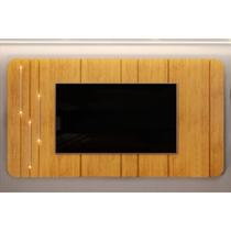 Home p/ TV até 75 Polegadas Celine 100% MDF c/ Led 241x132cm Cedro - DJ Móveis Home p/ TV até 75 Polegadas Celine 100% MDF c/ Led 241x132cm Cedro - DJ Móveis
