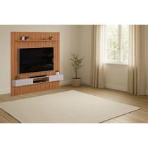 Home p/ TV Trento 250x240cm Freijo/Off White - DJ Móveis Home p/ TV Trento 250x240cm Freijo/Off White - DJ Móveis