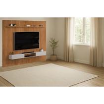 Home p/ TV Trento 275x240cm Freijo/Off White - DJ Móveis