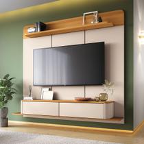Home Painel Decorativo Suspenso Messier para TV até 70 Polegadas Off White/Cinamomo G26 - Gran Belo