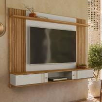 Home Painel ripado Suspenso 2 Portas de correr Nature/Off White Peternella