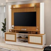 Home para Sala Antares Tv 55&quot Off-White/Cedro