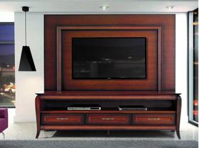 Home para Sala de TV Rústico - Mileto - Móveis Montanhês