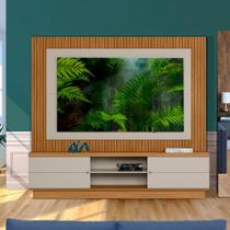 Home Para Sala Para Tv 70 Polegadas Nature Off White Petra Flex Shop Jm