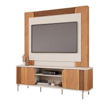 Home Para Tv 60" 180 Cm 100% Mdf Porta Basculante Chicago Permobili Off White/Cinamomo Home Para Tv 60" 180 Cm 100% Mdf Porta Basculante Chicago Permobili Off White/Cinamomo