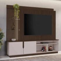 Home Para Tv 60 Polegadas Ripado com LED Amparo JCM Movelaria Home Para Tv 60 Polegadas Ripado com LED Amparo JCM Movelaria