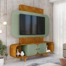 Home Para TV 75 Polegadas Riacho Naturalle Pistache Home Para TV 75 Polegadas Riacho Naturalle Pistache