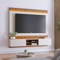 Home para TV ate 70 Polegadas Sicilia Off-White Matte Freijo