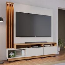 Home para TV ate 75 Polegadas Torino Off-White Matte Freijo