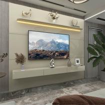 Home Para Tv Com Led Royal 220 Off White - Gelius