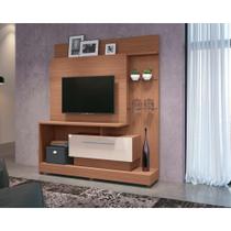 Home para TV de até 42 Polegadas Colt Nature/Off White com 2 Pratelheira de Vidro