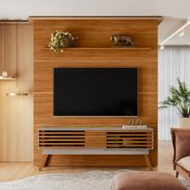 Home para Tv Frizz Platinum Fendi Naturale- Madetec