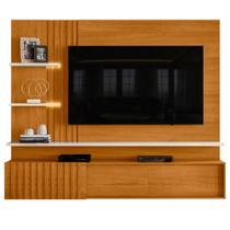 Home para TVs 65" Ripado Milão Cinamomo Off White Home para TVs 65" Ripado Milão Cinamomo Off White
