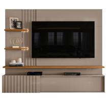 Home para TVs 65" Ripado Milão Fendi Naturale