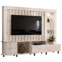 Home para TVs 70" 2 Gavetas Derby Calacata Off White