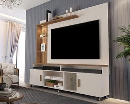 Home para TVs até 65" Ocean Off White e Naturale Carmolar