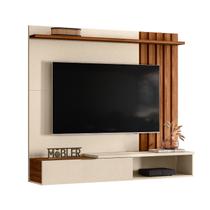 Home Rack Painel Suspenso 1.6 Vegas Sala Para Tv de 65 Polegadas Perola Metalizado Com Cinamomo Mel Home Rack Painel Suspenso 1.6 Vegas Sala Para Tv de 65 Polegadas Perola Metalizado Com Cinamomo Mel