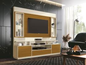 Home Ravello para Tv até 58" Edn Off White com Cedro Natural