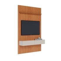 Home Ripado Flow 1.4 Nature com Off White - MóveisAqui Home Ripado Flow 1.4 Nature com Off White - MóveisAqui