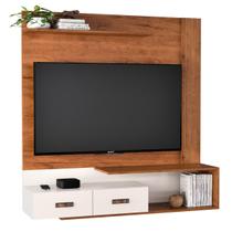 Home Ripado Painel Estante Bancada Aéreo Suspenso de Parede Sala Estar Tv 60 Polegadas Prateleira Decoração Organic Offwhite/Freijó Home Ripado Painel Estante Bancada Aéreo Suspenso de Parede Sala Estar Tv 60 Polegadas Prateleira Decoração Organic Offwhite/Freijó