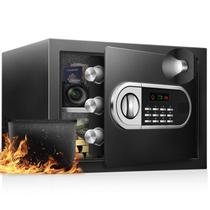 Home Safe Box RETLLAS Fechadura eletrônica de aço de 1,3 pés cúbicos USB-C