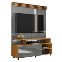 Home Sala Para TV Até 55 Pol Berlim 1.36 Lukaliam Cinza/Tauari