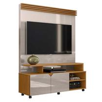 Home Sala Para TV Até 55 Pol Berlim 1.36 Lukaliam Off White/Tauari