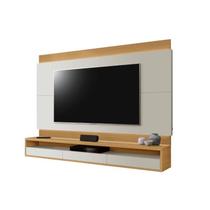 Home Savoy 1,60m com Fitas de Led e Interrupitor Incluso 3 Portas Basculante para TV Até 65'' Cor Fendi Cinza/Freijó Home Savoy 1,60m com Fitas de Led e Interrupitor Incluso 3 Portas Basculante para TV Até 65'' Cor Fendi Cinza/Freijó