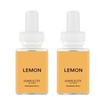 Home Scent Refill Pura Lemon Fragrance, pacote com 2 unidades de 120 horas