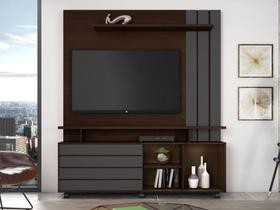 Home Serrano Para TV ate 65 Polegadas Jcm Cafe Grafite