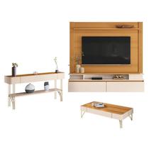 Home Suspenso Astor Cinamomo Off White com Mesa de Centro Cadenza e Aparador Vivant Off White Cinamomo - HB Móveis Home Suspenso Astor Cinamomo Off White com Mesa de Centro Cadenza e Aparador Vivant Off White Cinamomo - HB Móveis