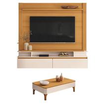 Home Suspenso Astor Cinamomo Off White Com Mesa De Centro Liz Off White Cinamomo - Hb Móveis Home Suspenso Astor Cinamomo Off White Com Mesa De Centro Liz Off White Cinamomo - Hb Móveis