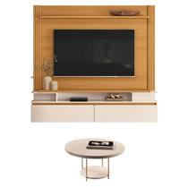Home Suspenso Astor Cinamomo Off White com Mesa de Centro Sky Off White - HB Móveis Home Suspenso Astor Cinamomo Off White com Mesa de Centro Sky Off White - HB Móveis