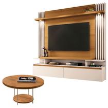 Home Suspenso Cosmo Cinamomo Off White e Mesa de Centro Sky Cinamomo- HB Móveis Home Suspenso Cosmo Cinamomo Off White e Mesa de Centro Sky Cinamomo- HB Móveis