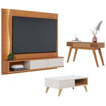 Home Suspenso Egeu Freijó Off White com Mesa de Centro Jeri Off White Freijó e Aparador Riviera Freijó Colibri Home Suspenso Egeu Freijó Off White com Mesa de Centro Jeri Off White Freijó e Aparador Riviera Freijó Colibri