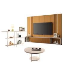 Home Suspenso Empire Cinamomo Off White e Aparador Infinity e Mesa de Centro Sky Off White- HB Móveis Home Suspenso Empire Cinamomo Off White e Aparador Infinity e Mesa de Centro Sky Off White- HB Móveis