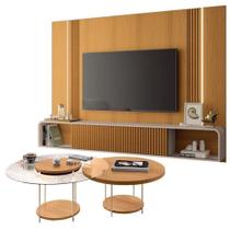 Home Suspenso Empire Cinamomo Off White E Kit Mesa De Centro Sky Cinamomo- Hb Móveis