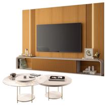 Home Suspenso Empire Cinamomo Off White e Kit Mesa de Centro Sky Off White- HB Móveis