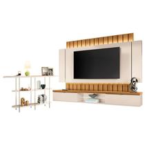 Home Suspenso Illusion 2.2 Cinamomo Off White e Aparador Infinity Off White- HB Móveis Home Suspenso Illusion 2.2 Cinamomo Off White e Aparador Infinity Off White- HB Móveis
