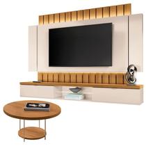 Home Suspenso Illusion 2.2 Cinamomo Off White e Mesa de Centro Sky Cinamomo - HB Móveis