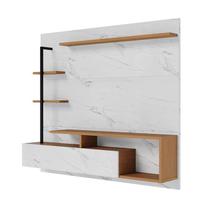 Home Suspenso Maragogi 1,8m Calacatta/Freijo/Branco Neve - Colibri