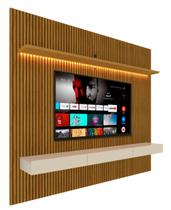 Home Suspenso Requinte 2.2 Ripado com LED Naturale com Off White - Gelius Móveis Home Suspenso Requinte 2.2 Ripado com LED Naturale com Off White - Gelius Móveis