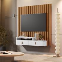 Home Suspenso Ripado Lion Rack e Painel 2 Gavetas para TV