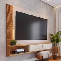 Home Suspenso Sauipe Para TV 65 Polegadas Off White Freijo Home Suspenso Sauipe Para TV 65 Polegadas Off White Freijo